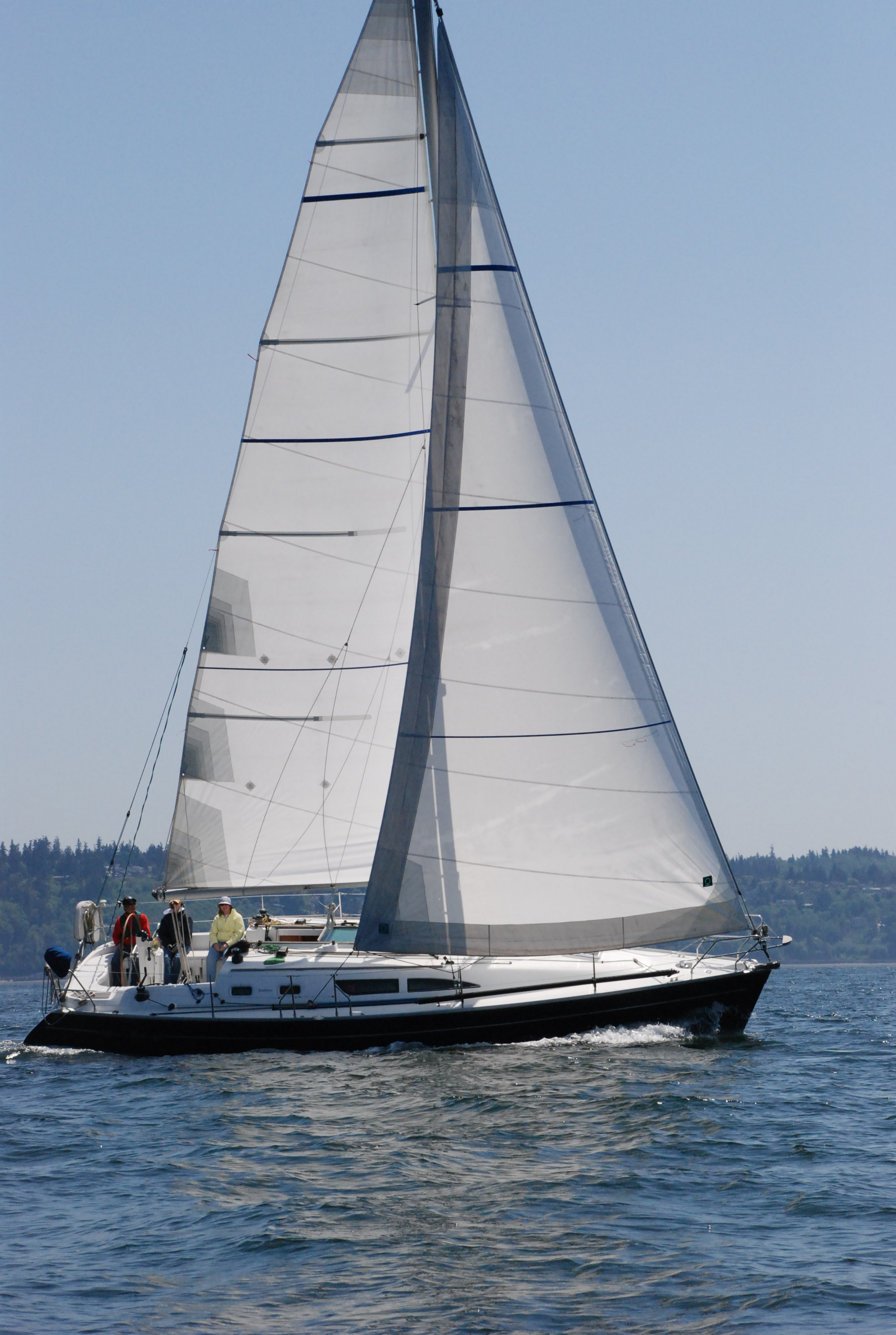 After Midnight sailing on Puget Sound